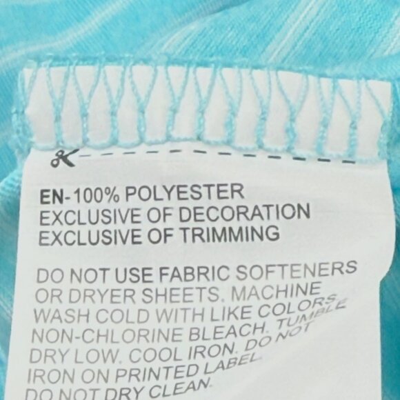 PGA Tour Men's UPF Moisture Wicking Stretch Light Teal Polo Shirt Size XXL NWT - Picture 7 of 9